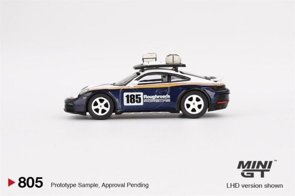 MiniGT Porsche 911 Dakar MGT00805 Rallye Design Package White/Gentian Blue Metallic – ảnh chi tiết 2