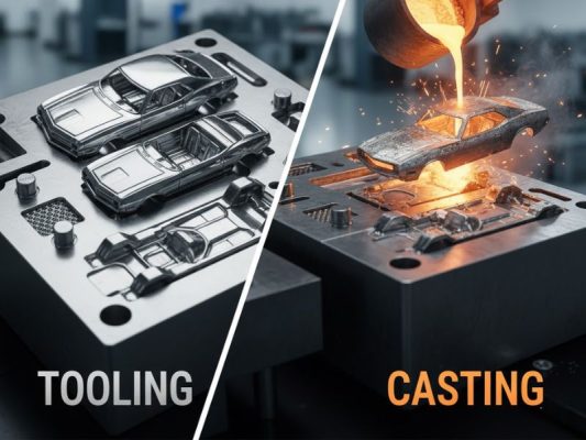 Sự khác nhau giữa casting và tooling trong diecast