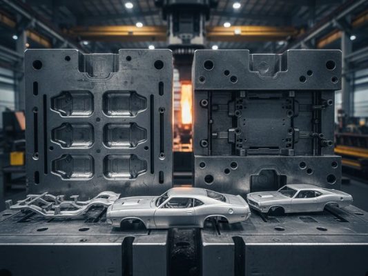 Tooling diecast (hay "khuôn đúc diecast") là toàn bộ hệ thống khuôn kim loại được chế tạo cực kỳ chính xác, dùng để đúc ra một mô hình xe cụ thể.
