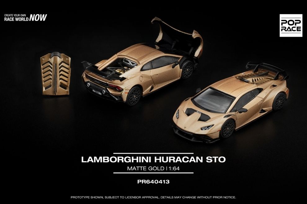 PR640413 Poprace LAMBORGHINI HURACAN STO MATTE GOLD – ảnh chi tiết 2