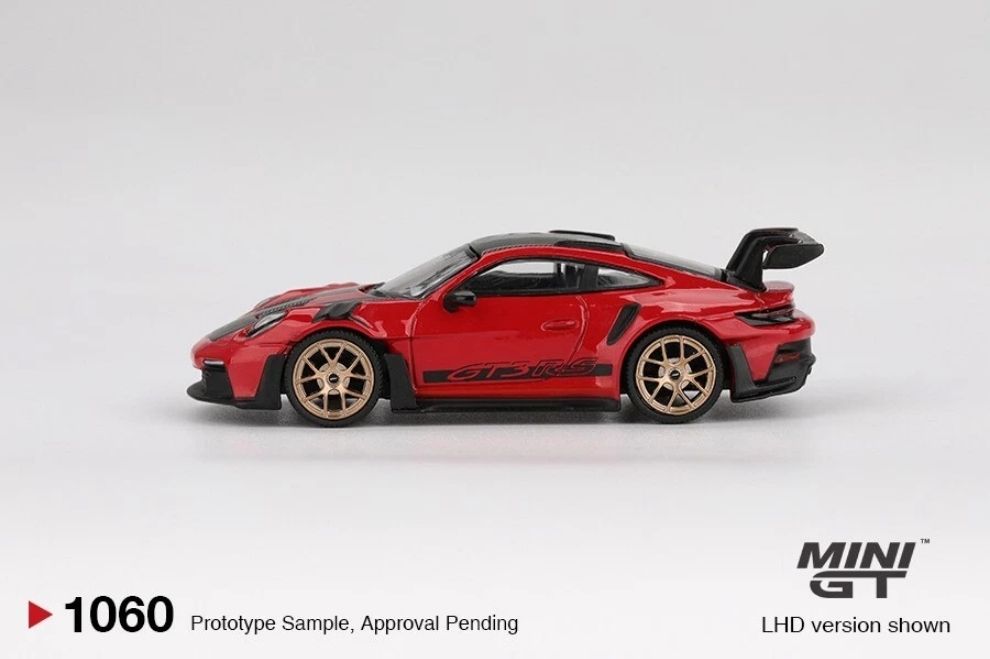 Mini GT MGT01060 Porsche 911(992)GT3 RS Weissach Package Guards Red RHD – ảnh chi tiết 2