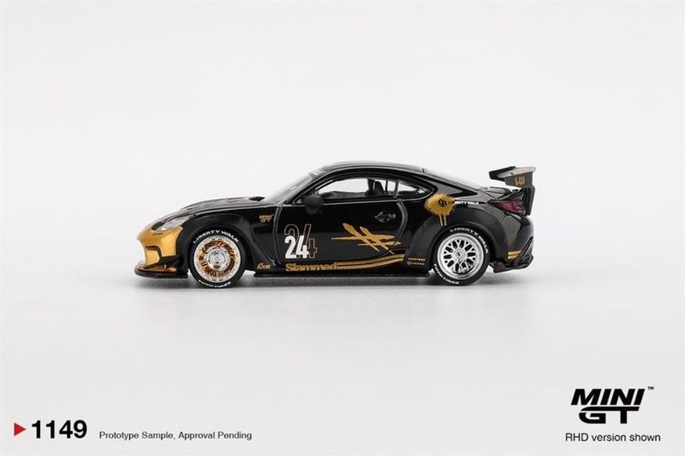 Mini GT MGT01149 Toyota GR86 LB★Nation Black / Gold – ảnh chi tiết 2