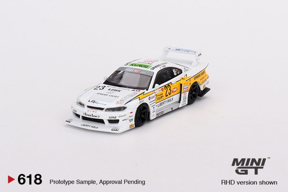 Mini GT MGT00618 Nissan LB-Super Silhouette S15 SILVIA #23 2022 Goodwood Festival of Speed – ảnh chi tiết 2