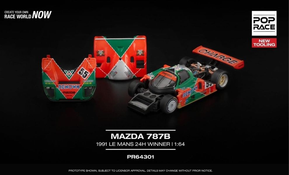 PR640301 Poprace MAZDA 787B 1991 LE MANS 24h WINNER – ảnh chi tiết 2