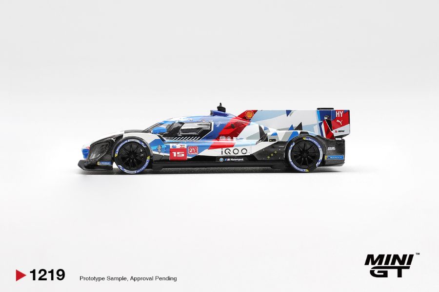 Mini GT MGT01219 BMW M Hybrid V8 Hypercar #15 BMW M TEAM WRT 2024 Le Mans 24 Hrs – ảnh chi tiết 2