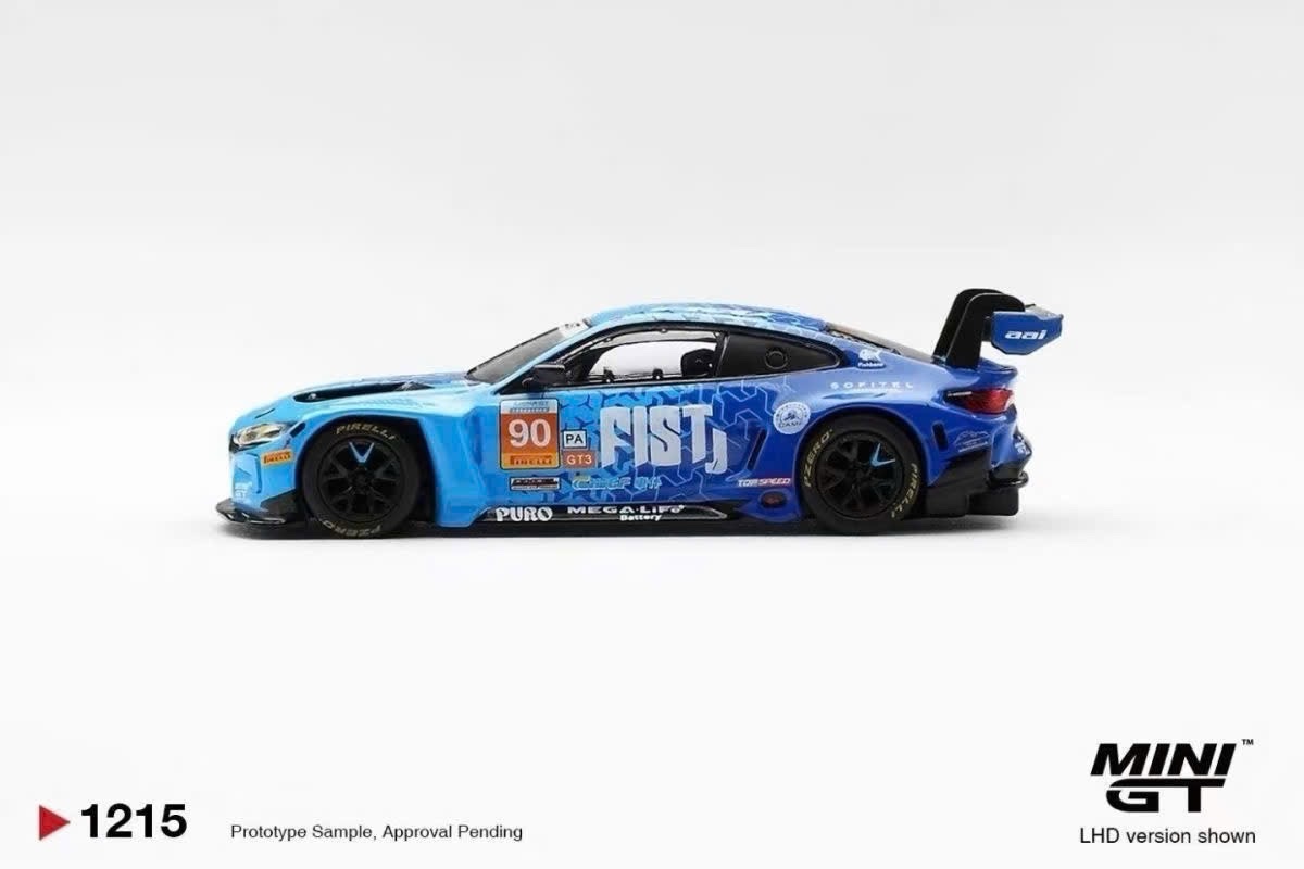 Mini GT MGT01215 BMW M4 GT3 EVO #90 2025 China G1 /W Trophy FIST Team AAI – ảnh chi tiết 2