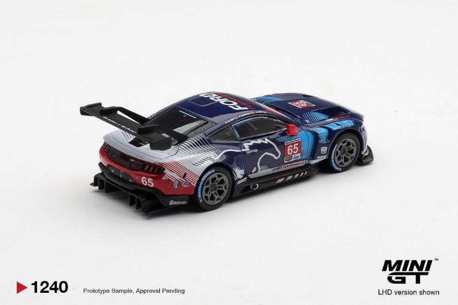 Mini GT MGT01240 Ford Mustang GT3 #65 Ford Multimatic Motorsports 2025 IMSA Daytona 24 Hrs Winner – ảnh chi tiết 3