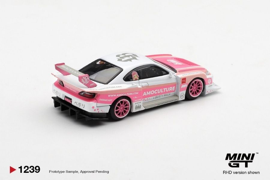 Mini GT MGT01239 Nissan SILVIA (S15) LB-Super Silhouette AMOCULTURE – ảnh chi tiết 3
