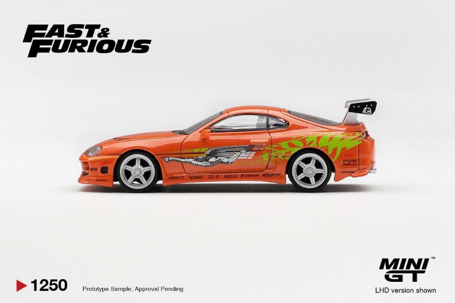 Mini MGT01250-BL Toyota Supra BOMEX The Fast and the Furious Brian O’Conner – ảnh chi tiết 2
