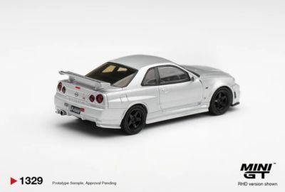 Mini GT MGT01329 Nissan NISMO R34 GT-R Z-tune Z-Tune Silver – ảnh chi tiết 2