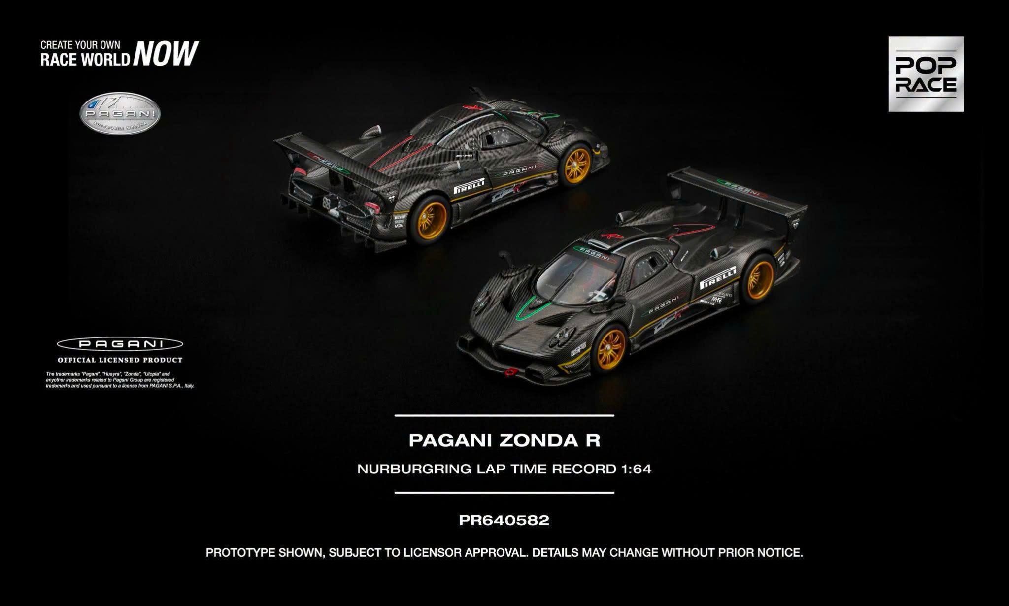 Pop Race PR640582 PAGANI ZONDA R NURBURGRING LAP TIME RECORD – ảnh chi tiết 2
