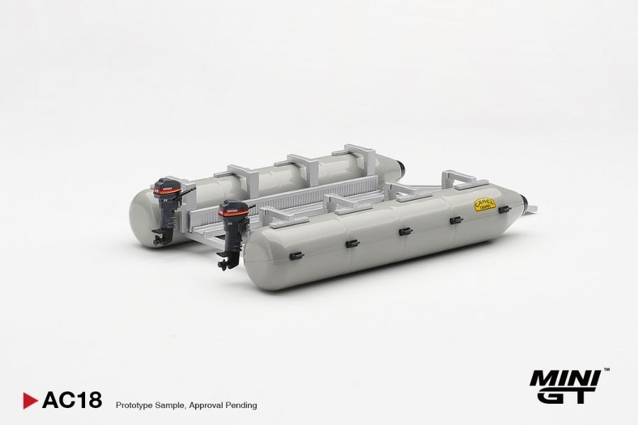 Mini GT MGTAC18 Camel Trophy Pontoon Raft – ảnh chi tiết 2