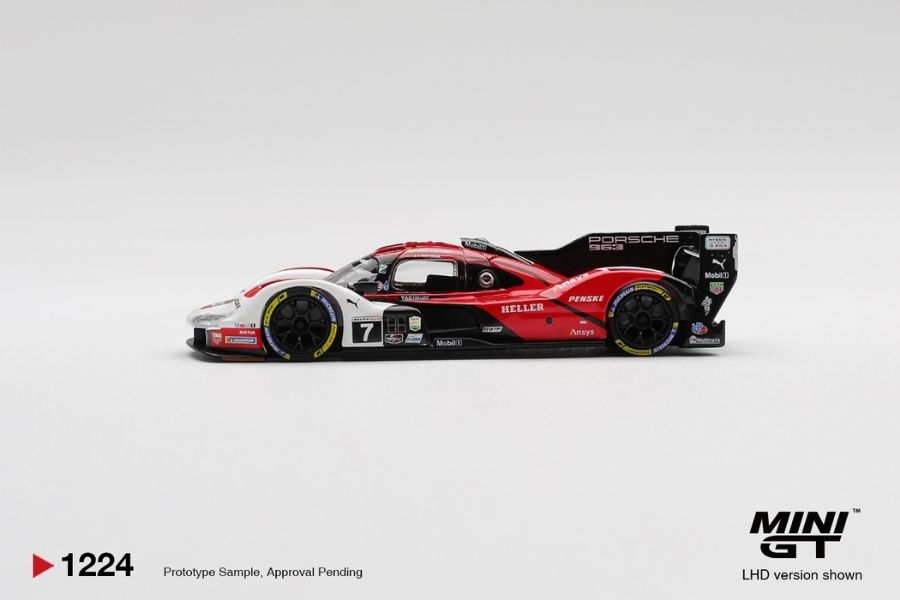 Mini GT MGT01224 Porsche 963 #7 Porsche Penske Motorsport 2025 IMSA Daytona 24 Hrs Winner – ảnh chi tiết 2