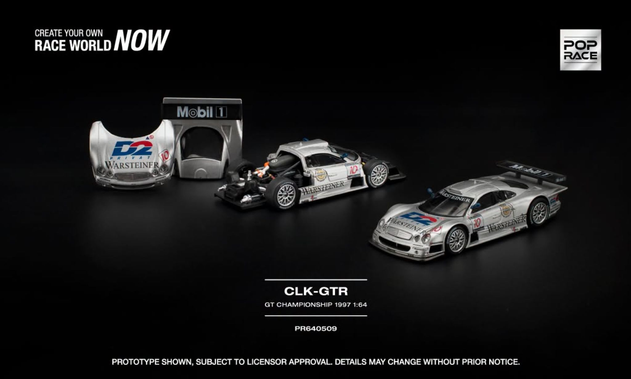 Pop Race PR640509 Mercedes-Benz AMG CLK GTR FIA GT Championship 1997 – ảnh chi tiết 2