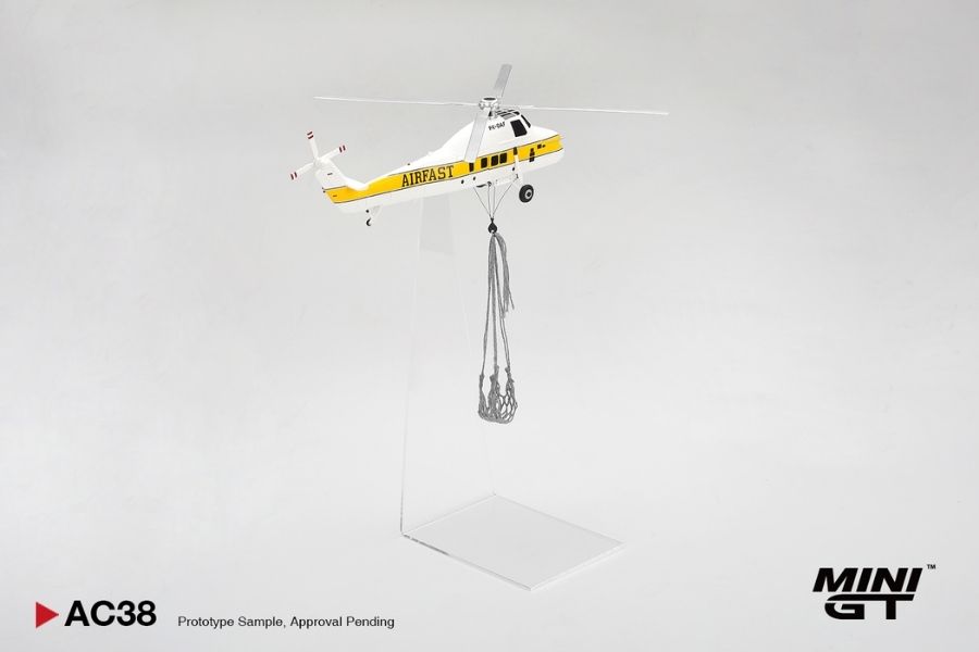 Mini GT MGTAC38 Sikorsky S58T Helicopter 1985 Camel Trophy – ảnh chi tiết 2