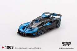 Xe mô hình Mini GT MGT01063 Bugatti Bolide Presentation